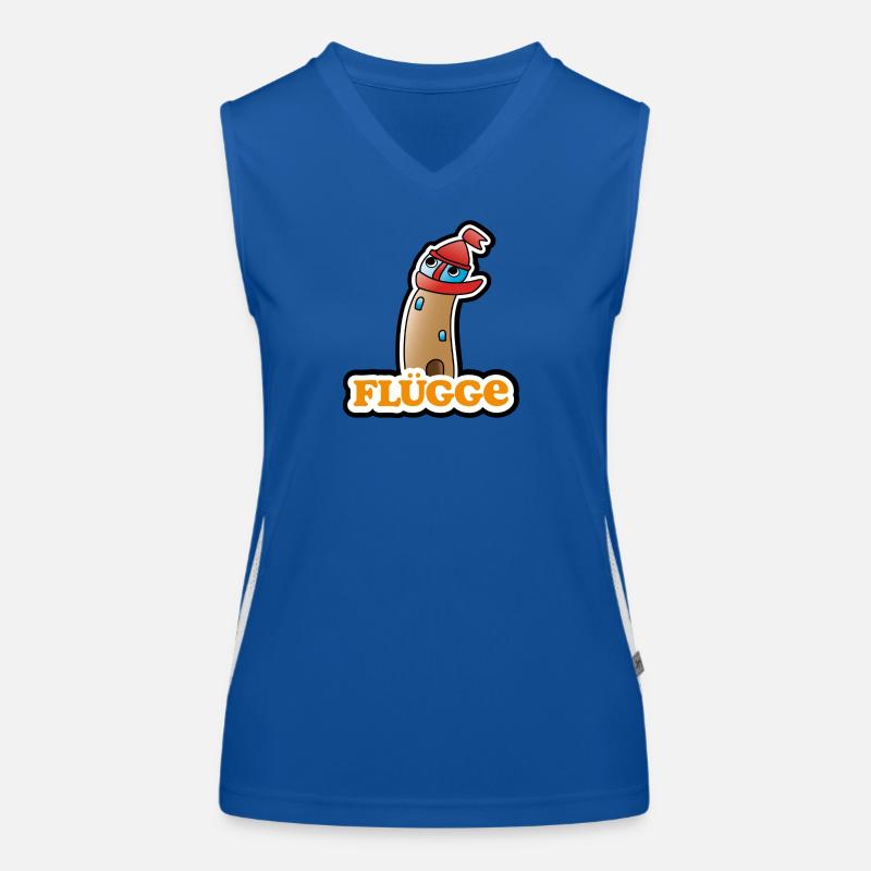 Flügge Leuchtturm Happy Style Funktionelles Kontrast-Tank Top für Frauen