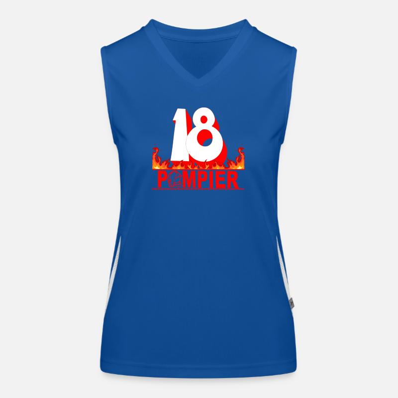 Fireman Women's Functional Contrast Tank Top