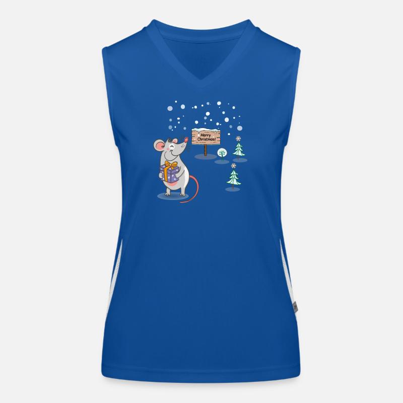 Joyeux Noël Débardeur respirant contrasté Femme