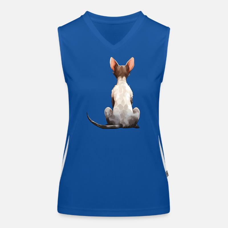 Cornish Rex Katze Funktionelles Kontrast-Tank Top für Frauen