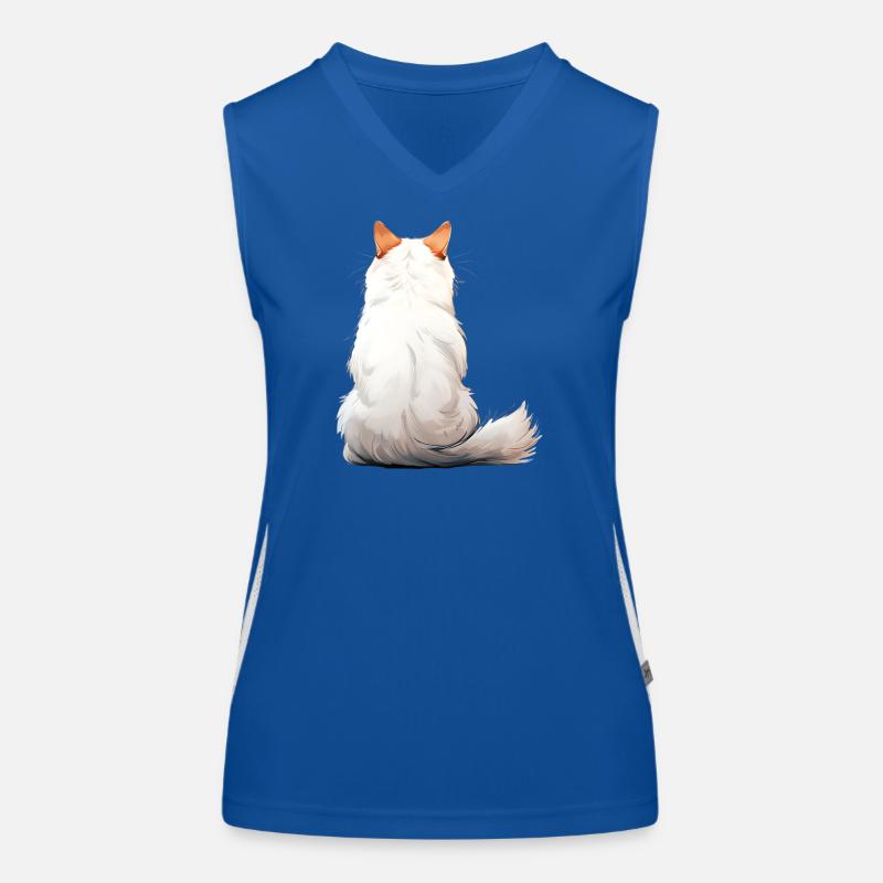 Turkish Van Women's Functional Contrast Tank Top