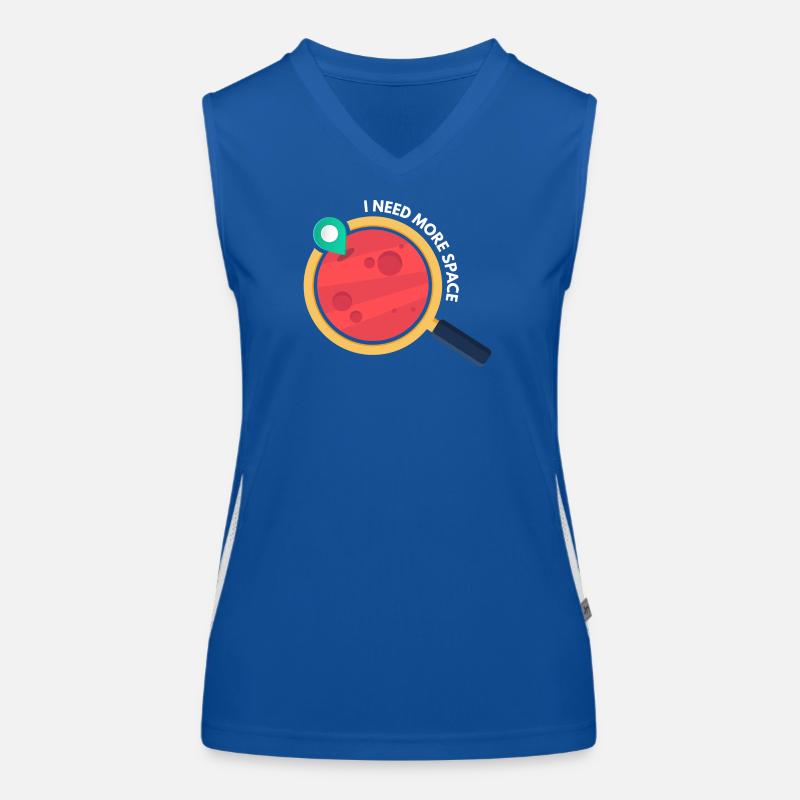 I need more space Funktionelles Kontrast-Tank Top für Frauen