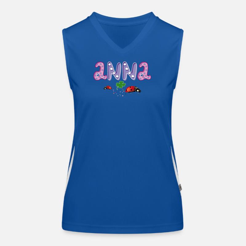 Ladybug Shamrock Anna Women's Functional Contrast Tank Top