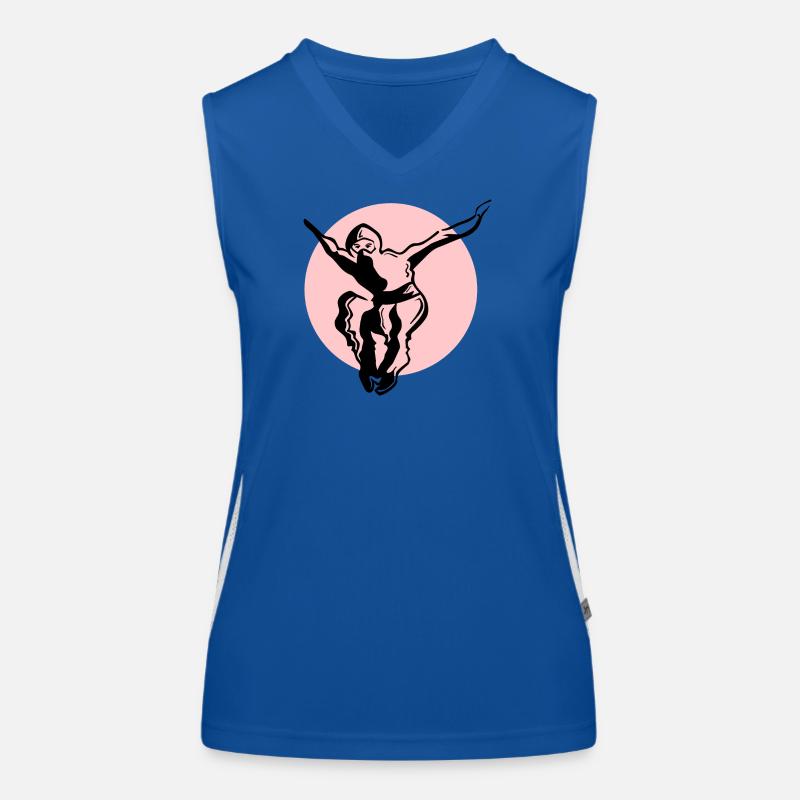 Ninja - couleur noire Débardeur respirant contrasté Femme