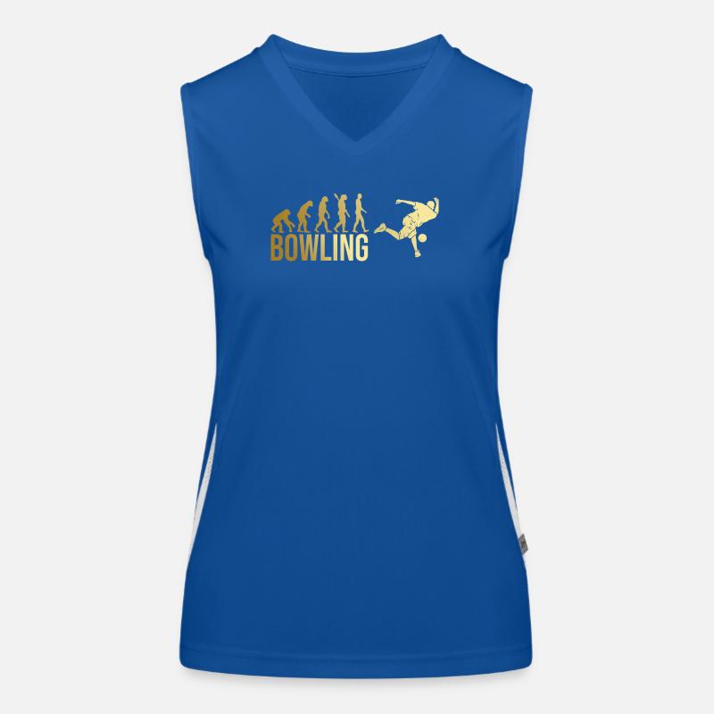 Evolution Bowling Funktionelles Kontrast-Tank Top für Frauen