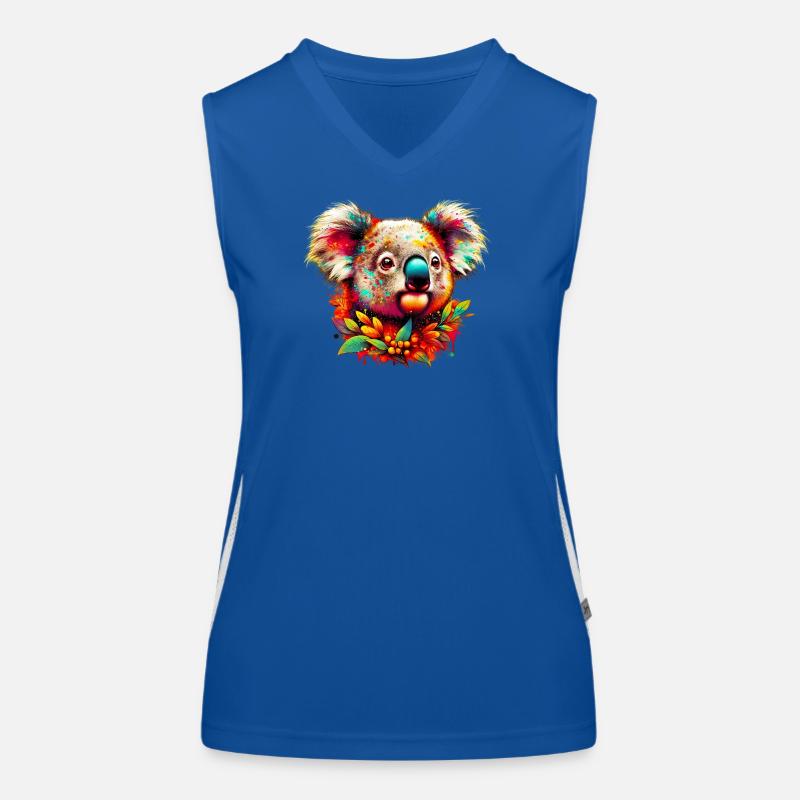 Koala Funktionelles Kontrast-Tank Top für Frauen
