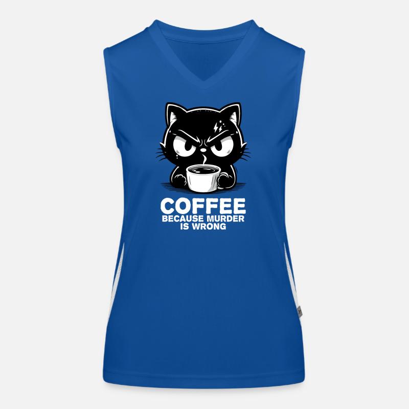 Murder is wrong (dark) Women's Functional Contrast Tank Top