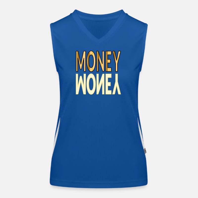 MONEY WEALTH Women's Functional Contrast Tank Top
