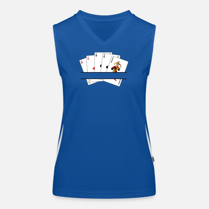 Fünffaches Textbanner Funktionelles Kontrast-Tank Top für Frauen