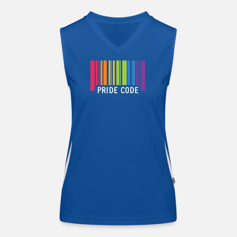Mois de la fierté LGBT - Code de la fierté Débardeur respirant contrasté Femme