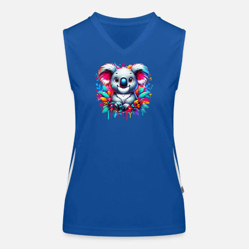 Koala Funktionelles Kontrast-Tank Top für Frauen
