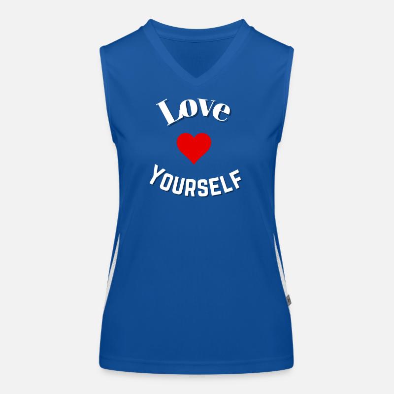 Love yourself Débardeur respirant contrasté Femme