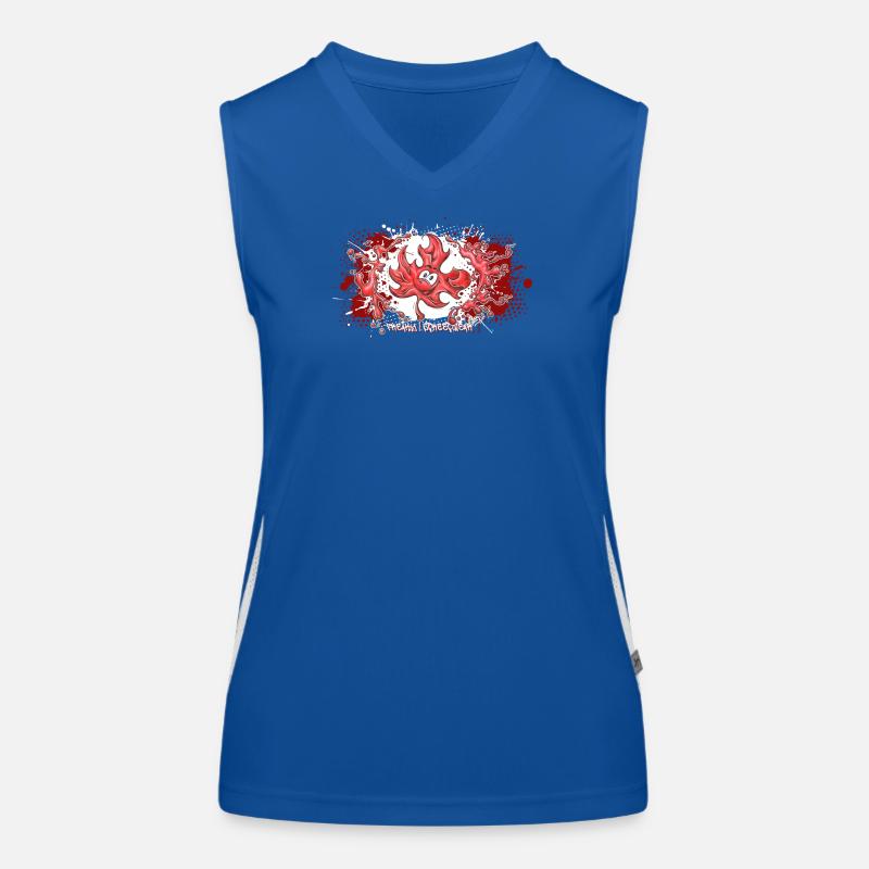 canada love Funktionelles Kontrast-Tank Top für Frauen