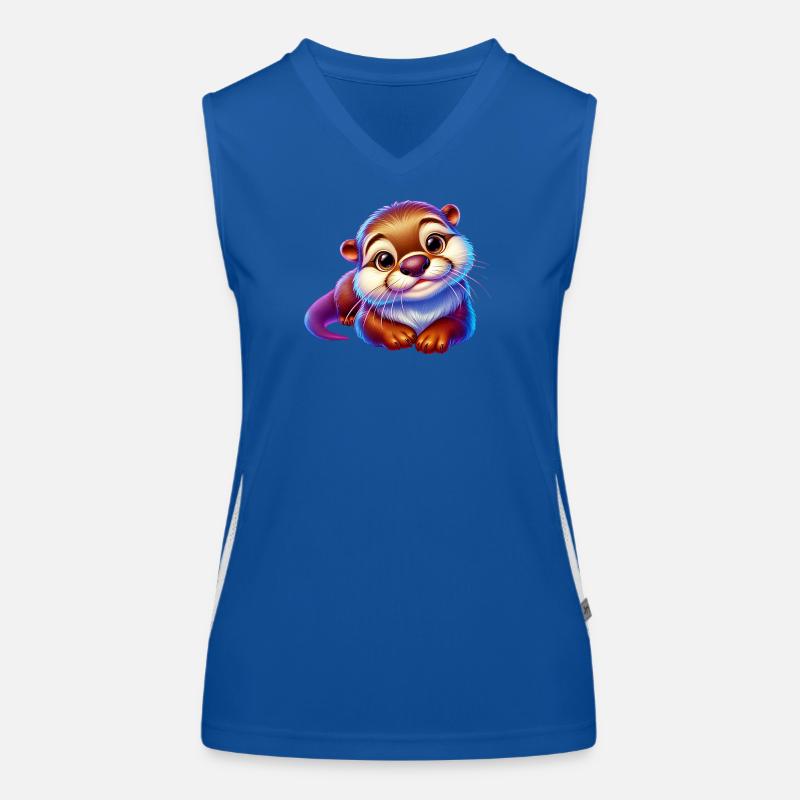 Otter Funktionelles Kontrast-Tank Top für Frauen