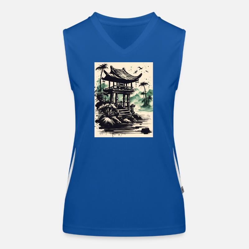 Waterfront Ink Pavilion Women's Functional Contrast Tank Top