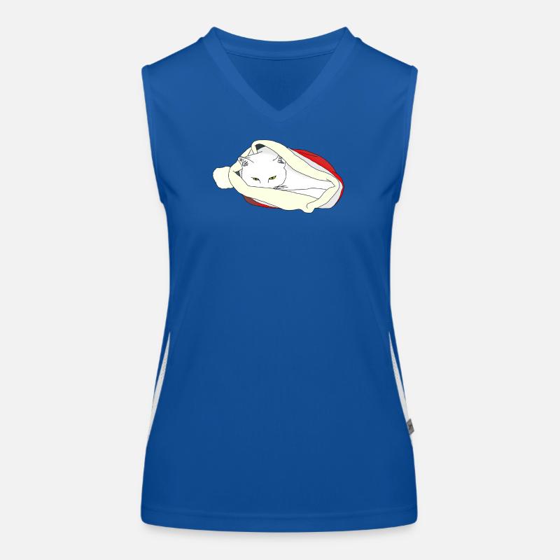 Chat de Noël Débardeur respirant contrasté Femme