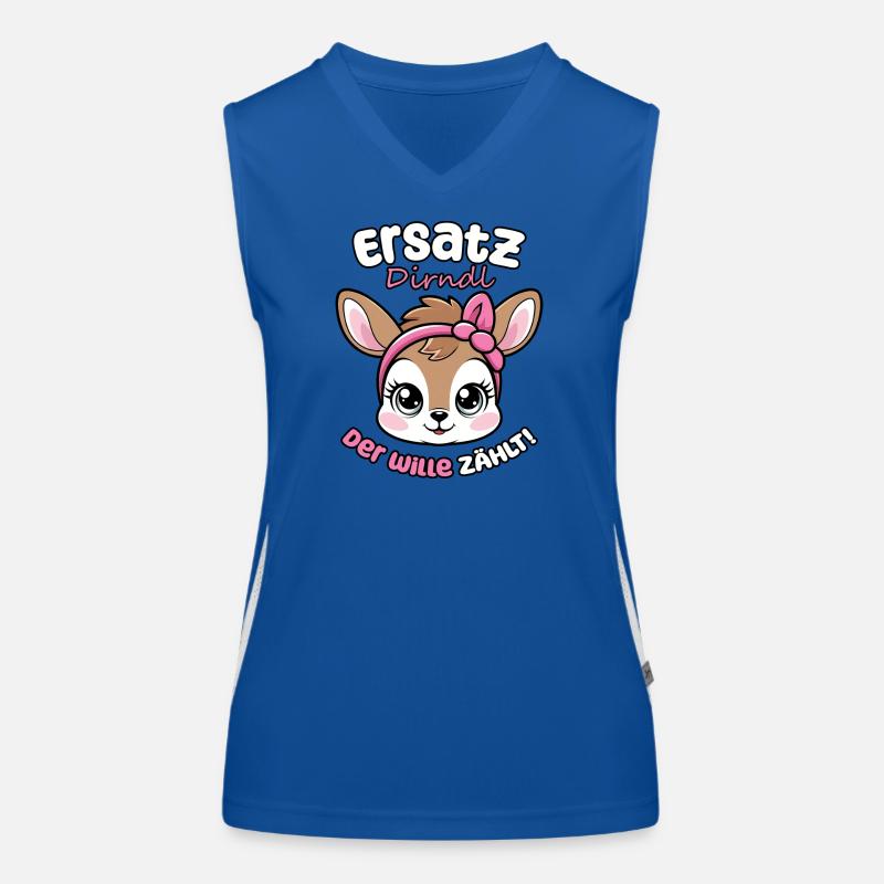 Kawaii Hirsch says replacement dirndl, the will counts! Women's Functional Contrast Tank Top