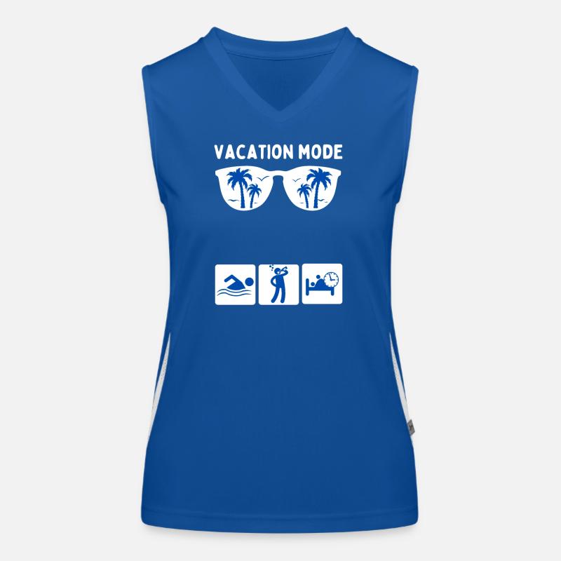 Mode vacances Débardeur respirant contrasté Femme