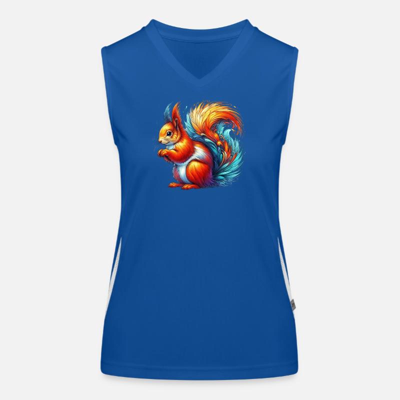 Squirrel Women's Functional Contrast Tank Top