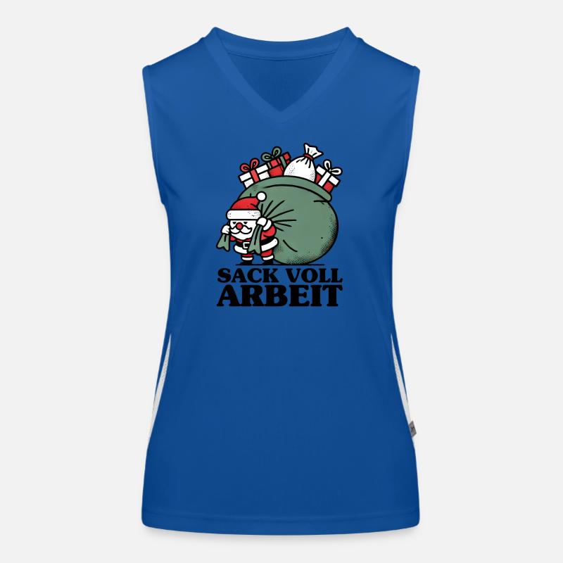 Sack voll Arbeit Funktionelles Kontrast-Tank Top für Frauen