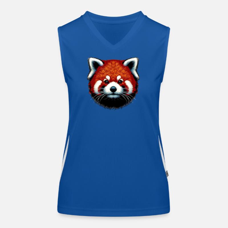 Kleiner Panda Funktionelles Kontrast-Tank Top für Frauen