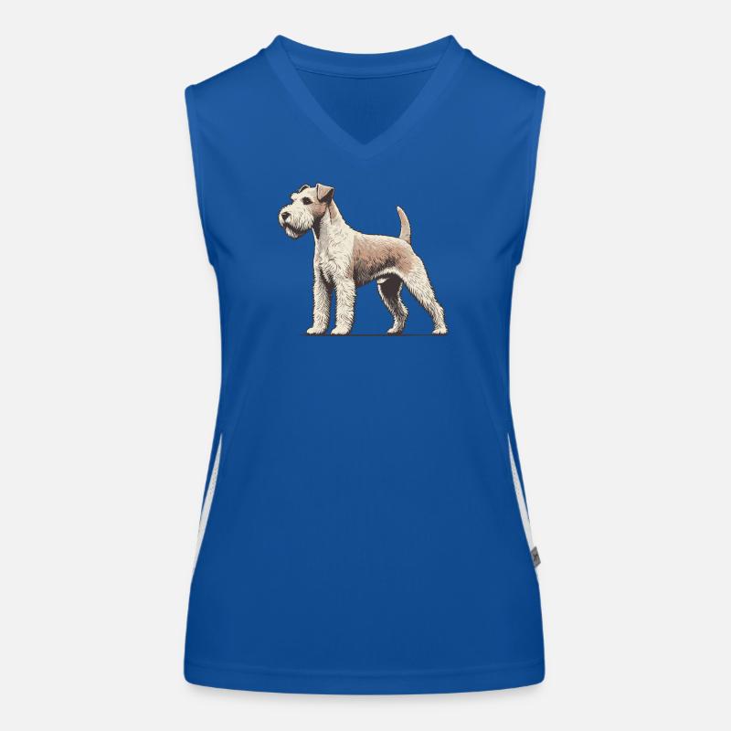 Terrier Funktionelles Kontrast-Tank Top für Frauen