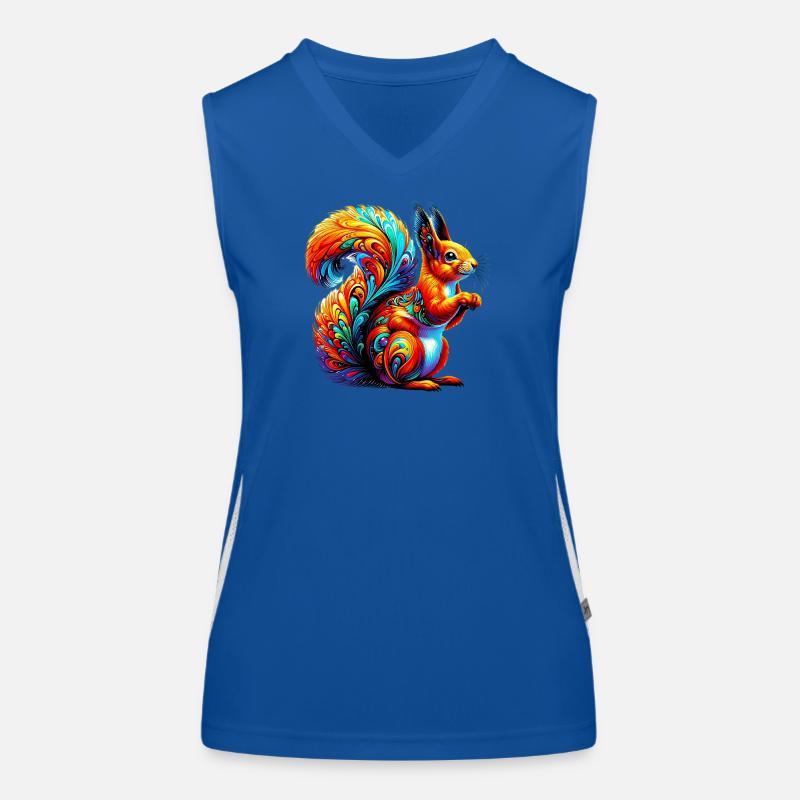 Squirrel Women's Functional Contrast Tank Top