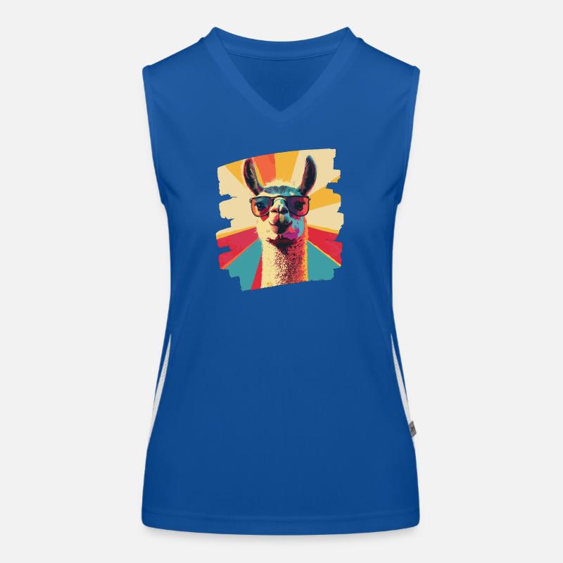 Alpaca Retro Women's Functional Contrast Tank Top