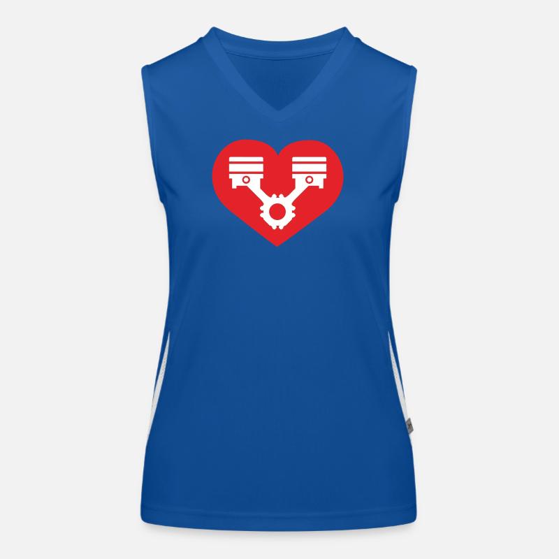 Tuning Heart Women's Functional Contrast Tank Top