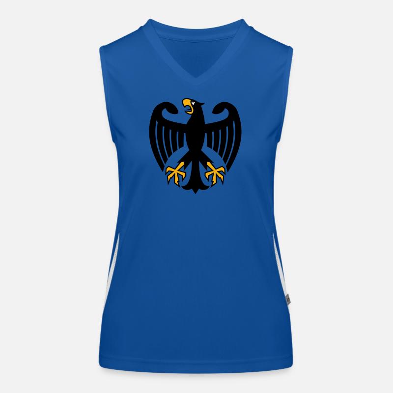 Germany Eagle Coat of Arms Women's Functional Contrast Tank Top