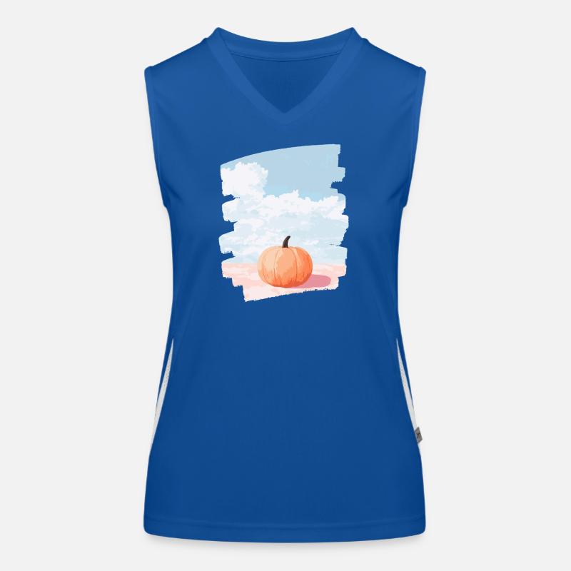 Citrouille Débardeur respirant contrasté Femme