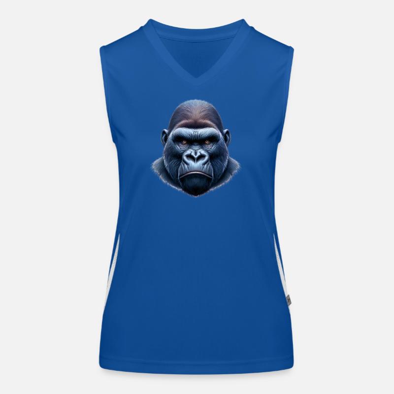 Gorilla Funktionelles Kontrast-Tank Top für Frauen