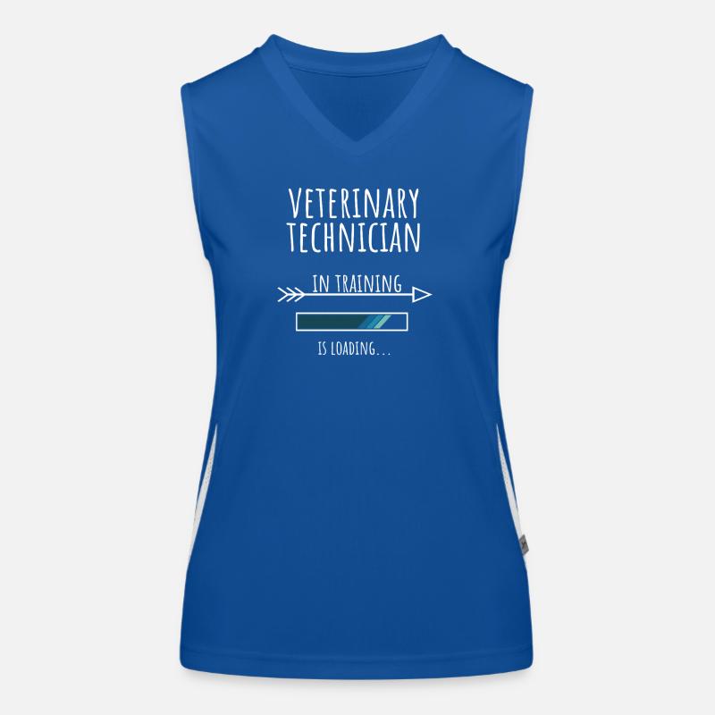 Veterinary Technician in Ausbildung Beruf Geschenk Funktionelles Kontrast-Tank Top für Frauen