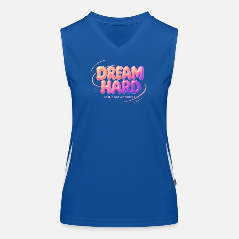 Dream Hard Funktionelles Kontrast-Tank Top für Frauen