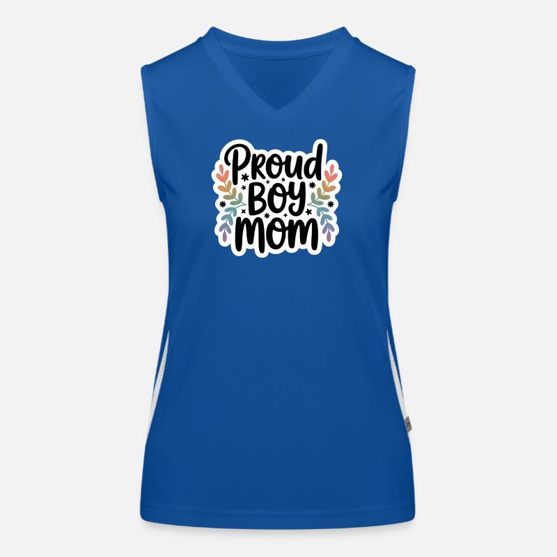Stolze Mama Funktionelles Kontrast-Tank Top für Frauen