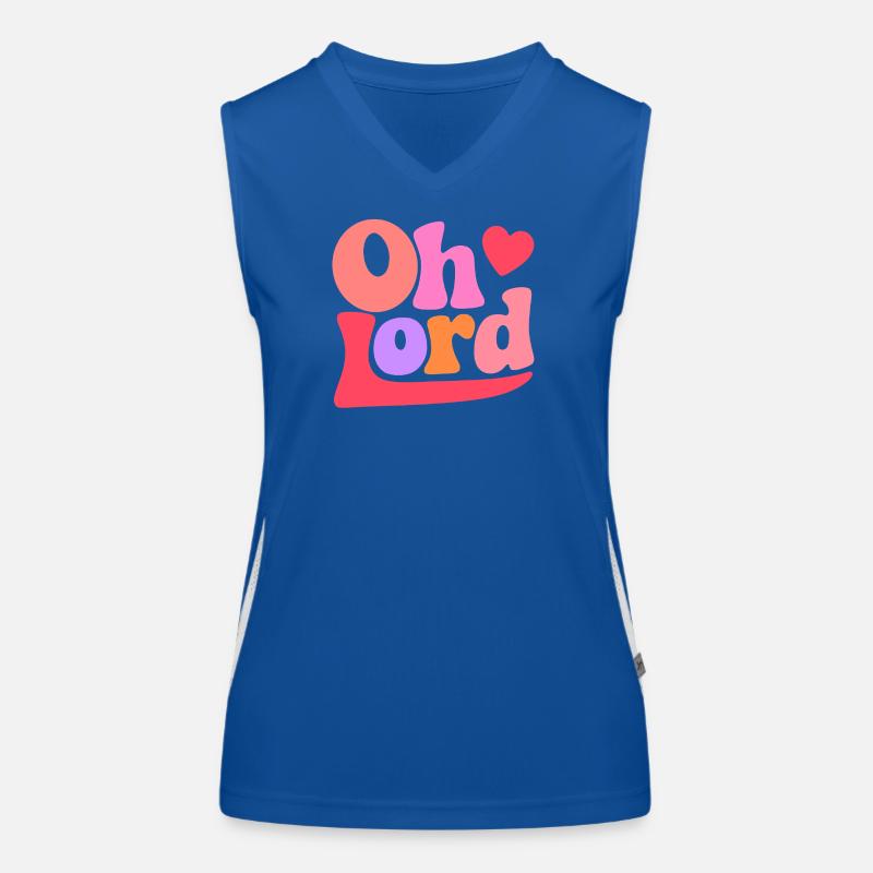 Oh Lord Funktionelles Kontrast-Tank Top für Frauen