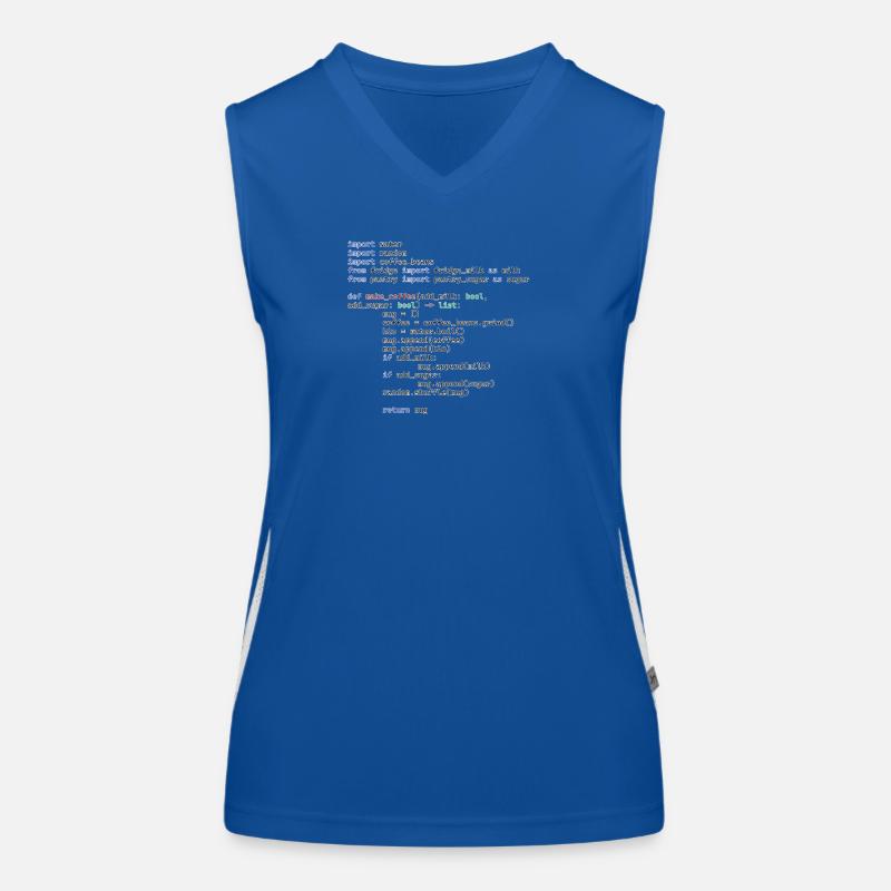 Python Make Coffee Function Women's Functional Contrast Tank Top
