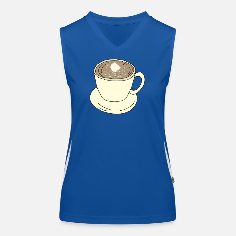 tasse à café Débardeur respirant contrasté Femme