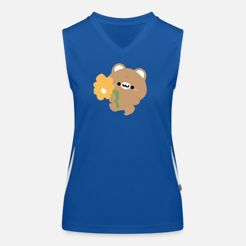 Romantic Bear Women's Functional Contrast Tank Top