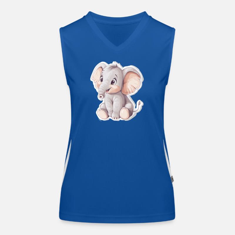 Éléphant Débardeur respirant contrasté Femme