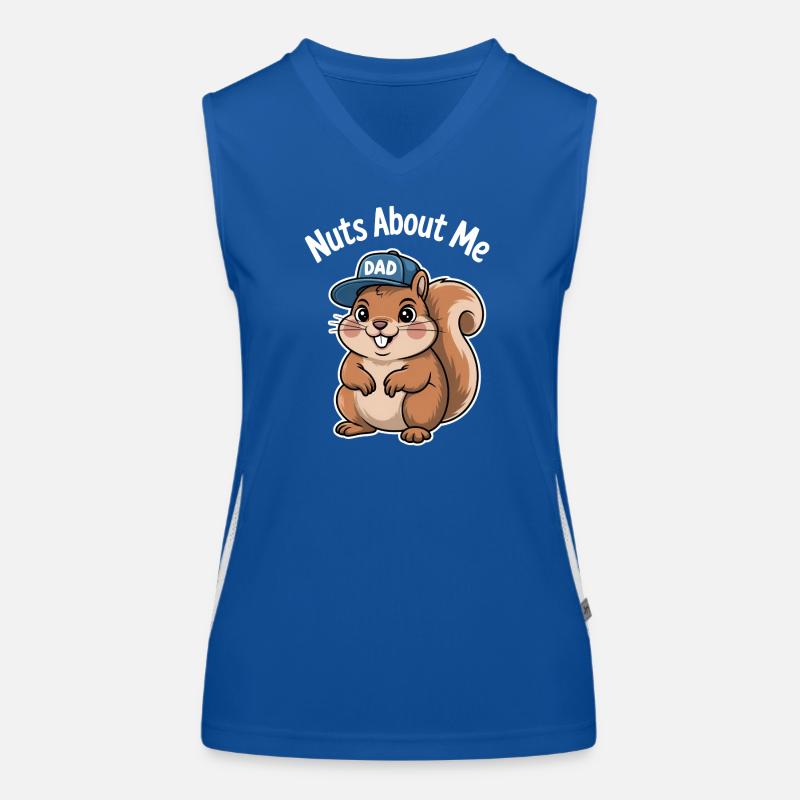 Conception de t-shirt papa écureuil mignon Débardeur respirant contrasté Femme
