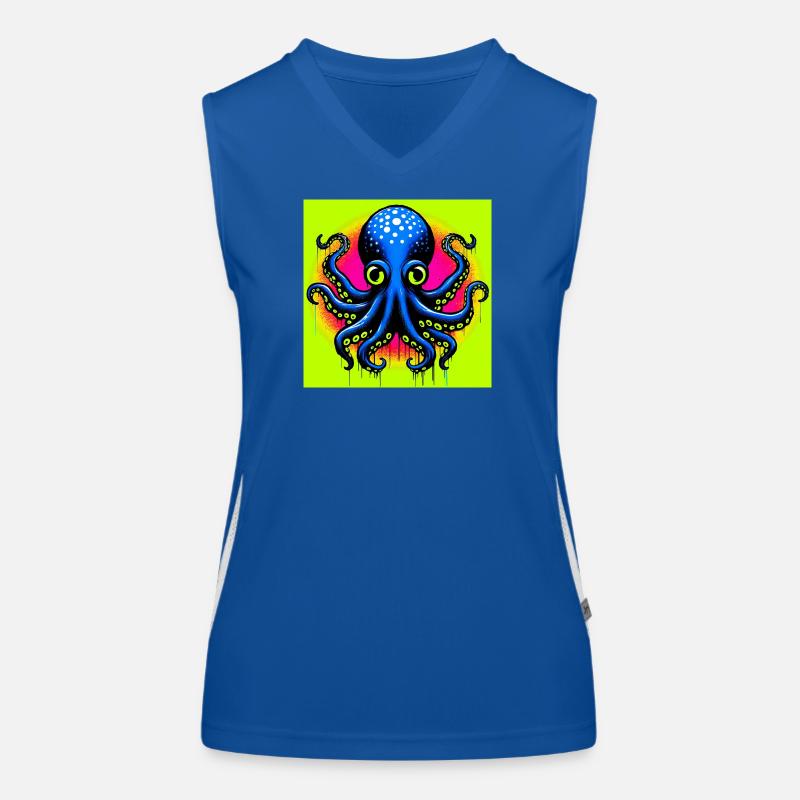 Octopus Women's Functional Contrast Tank Top