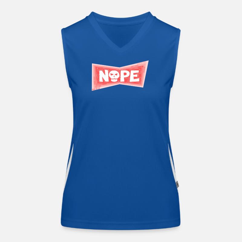 Nope Don't Touch Me Women's Functional Contrast Tank Top