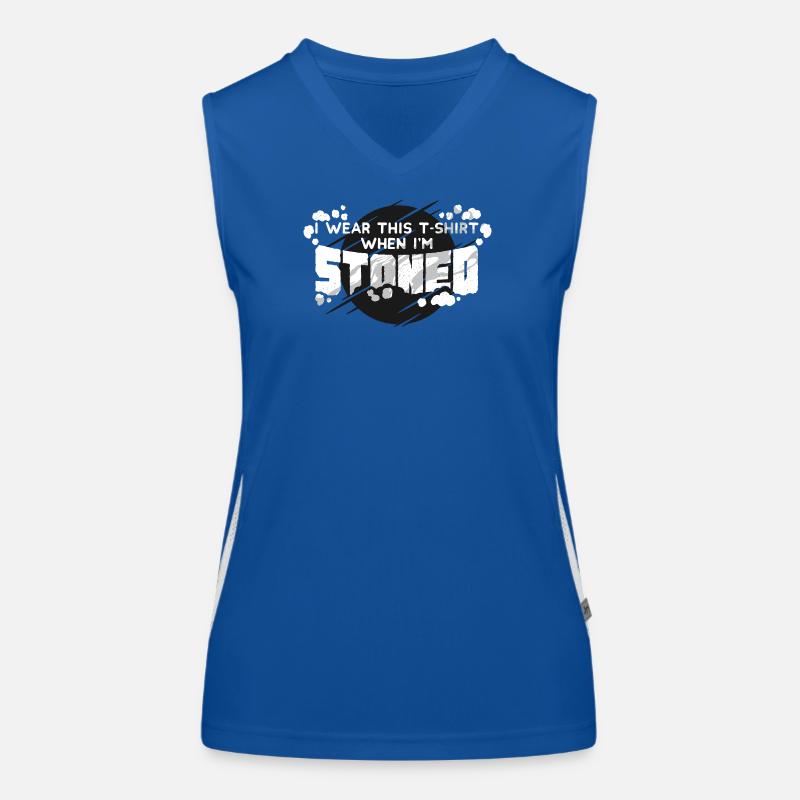 Conception de t-shirt de bande dessinée audacieuse Débardeur respirant contrasté Femme