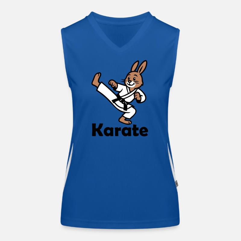 Karaté Lapin Débardeur respirant contrasté Femme