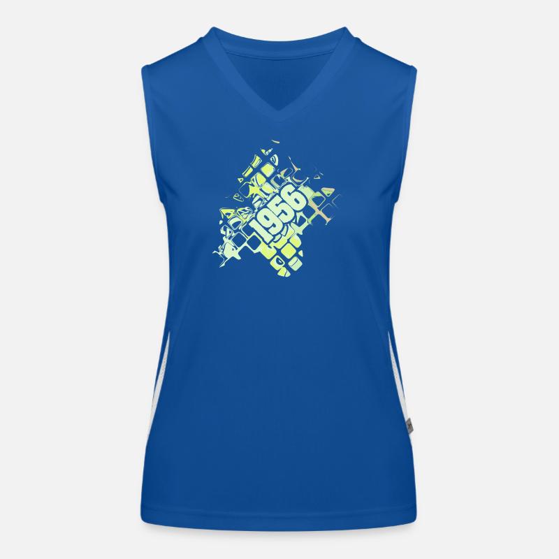 Geschenk 1956 Funktionelles Kontrast-Tank Top für Frauen