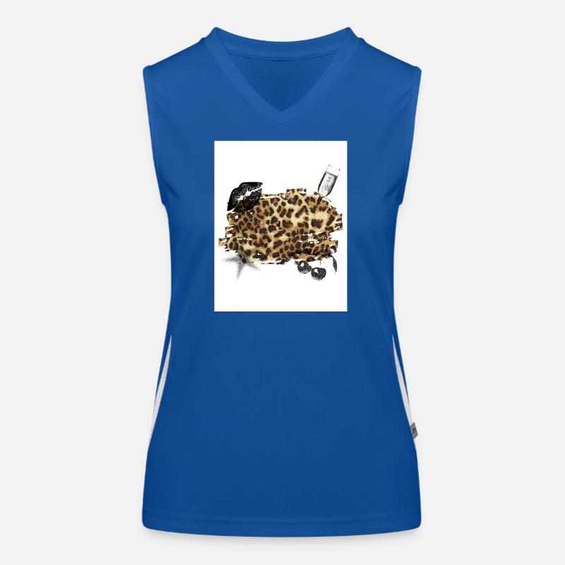 Leopard Women's Functional Contrast Tank Top
