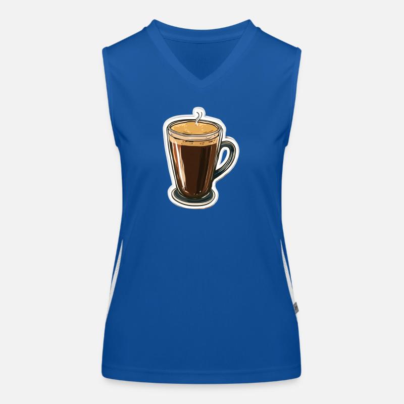 Coffee Women's Functional Contrast Tank Top