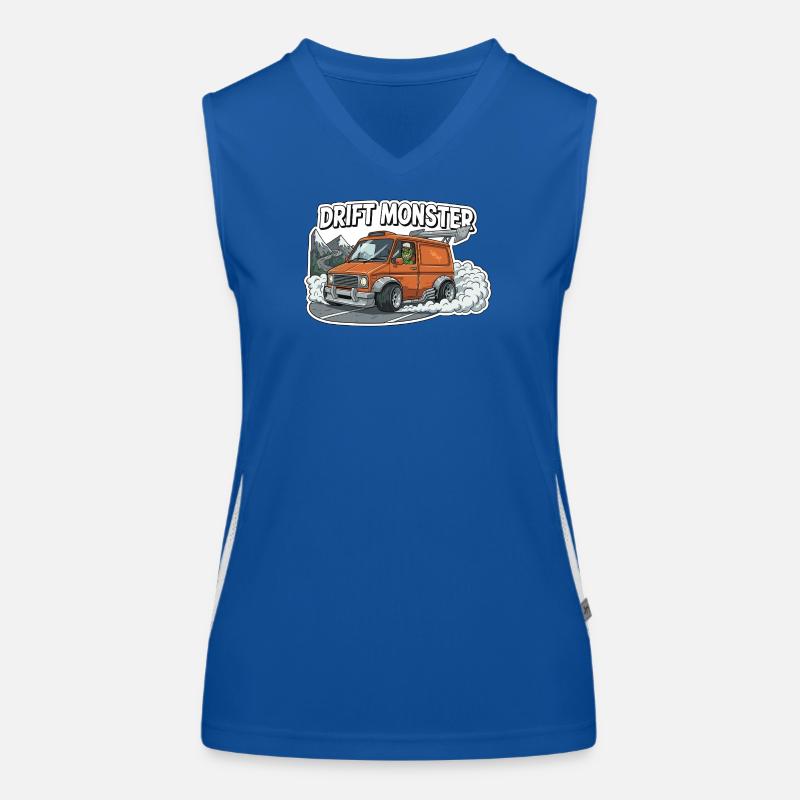 Drift Monster Women's Functional Contrast Tank Top