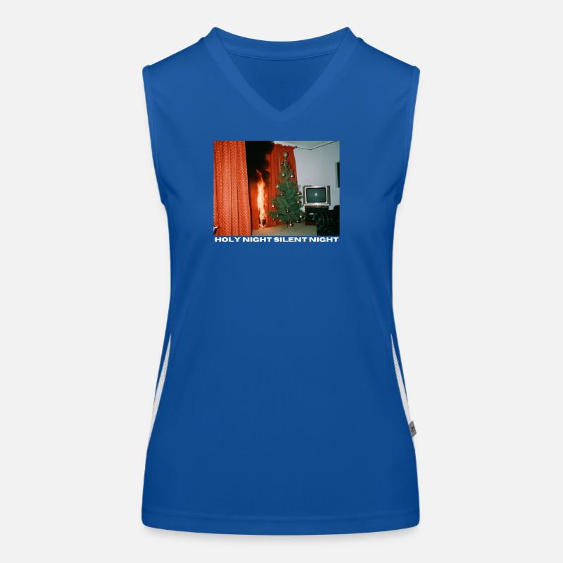 Holy Night with a difference - Chaotic Christmas Women's Functional Contrast Tank Top